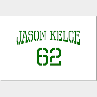 Kelce 62 Green Posters and Art